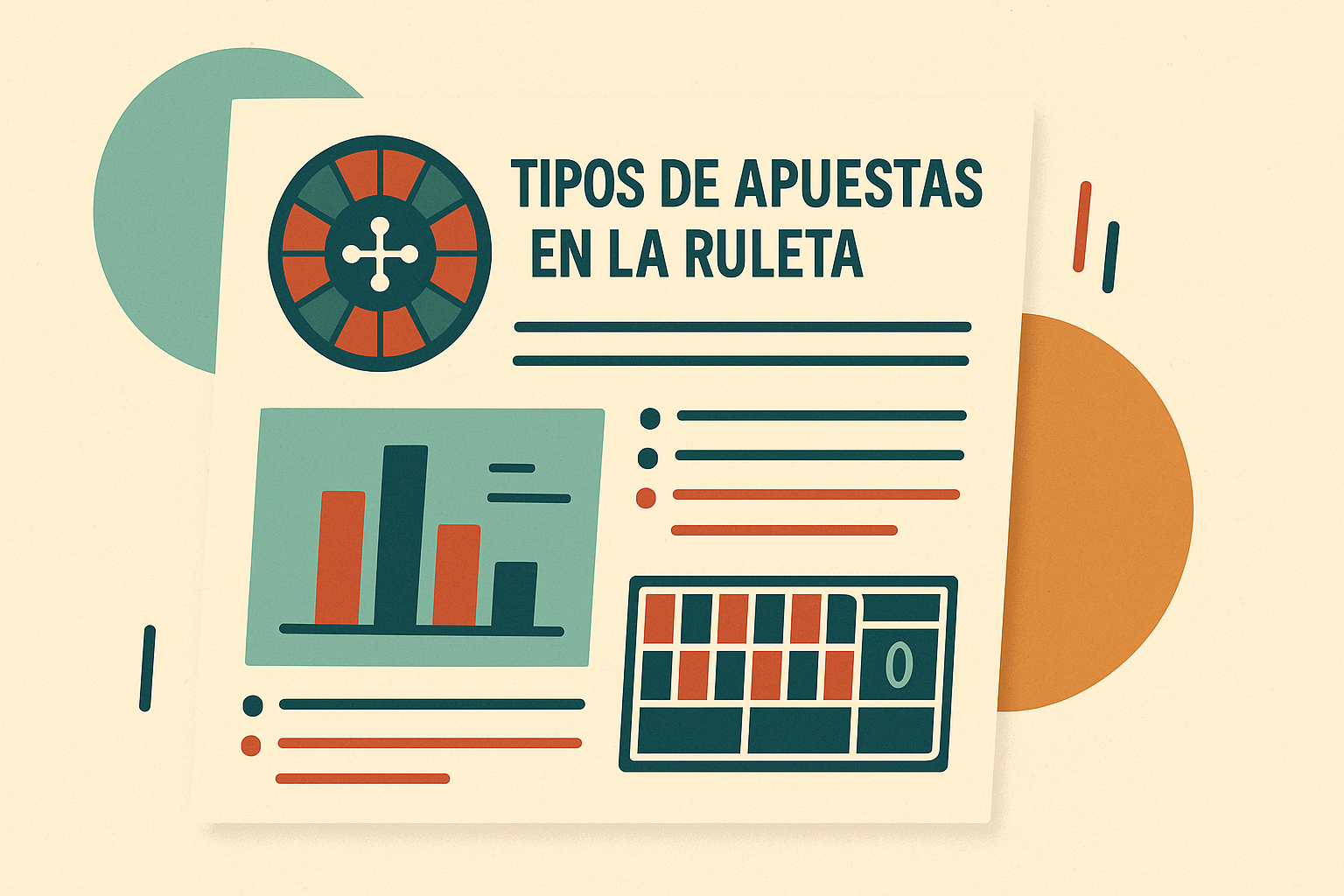 Tipos de apuesta Ruleta